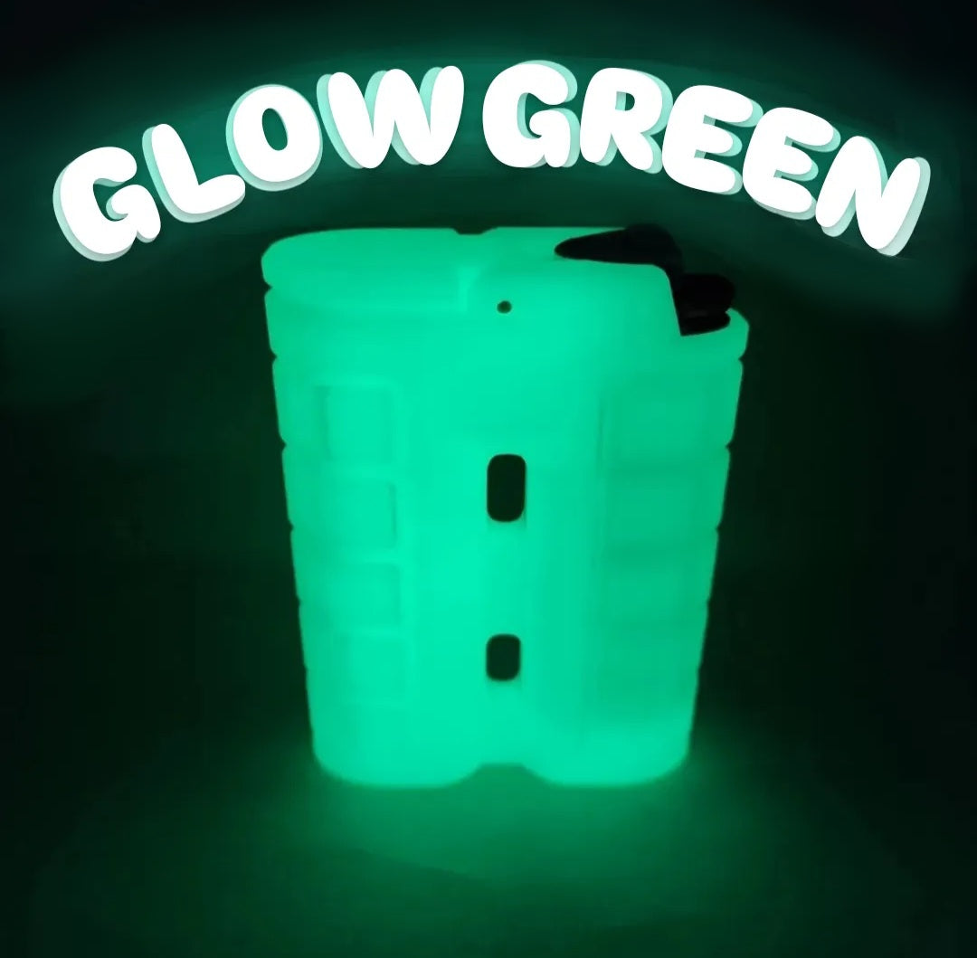 Glow Green Sparky Lighter Joint Case